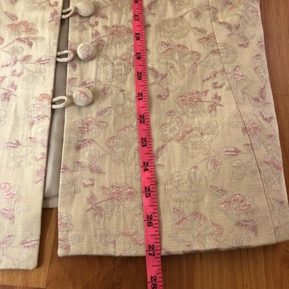 JACLYN Smith pink ivory floral jacket blazer size 14‎ - Picture 7 of 7